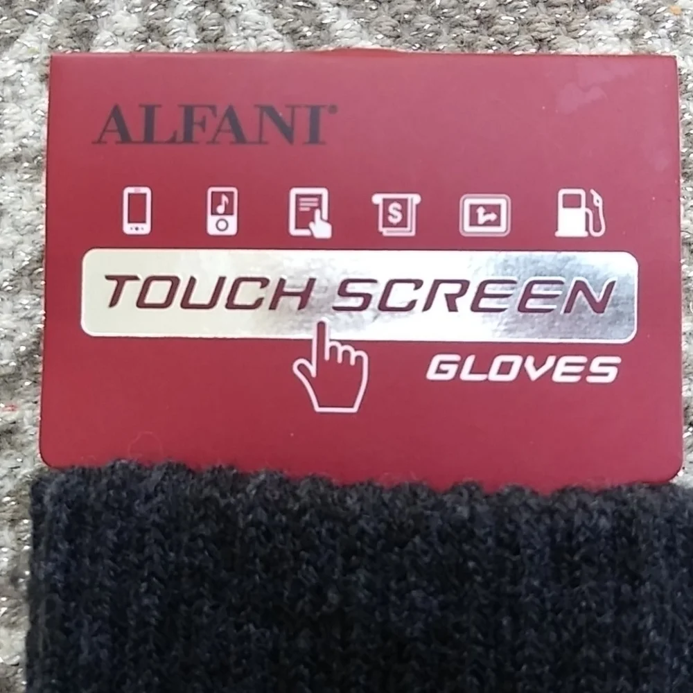 Alfani Touch Screen Knit Gloves